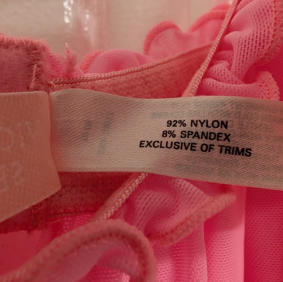 Vintage Y2K Victorias Secret Pink Babydoll Nighty Lingerie M Sabrina Carpenter - Picture 9 of 9